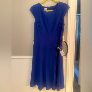 Anne Klein New w/tags cap-sleeved dress, w/Black belt